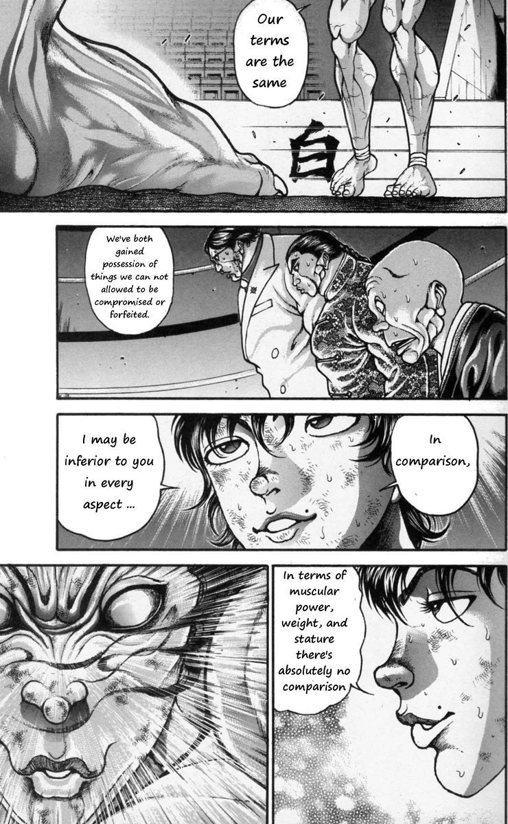 Hanma Baki Chapter 22.177 page 6 - Vol.22 Chapter 177: Veteran Flaws