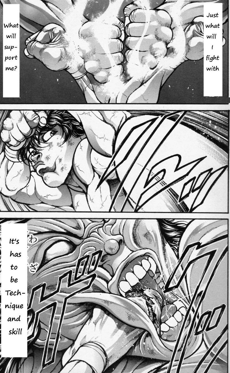 Hanma Baki Chapter 22.177 page 8 - Vol.22 Chapter 177: Veteran Flaws
