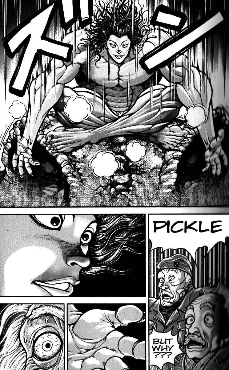 Hanma Baki Chapter 23.185 page 18 - Vol.23 Chapter 185: Pickle's true place