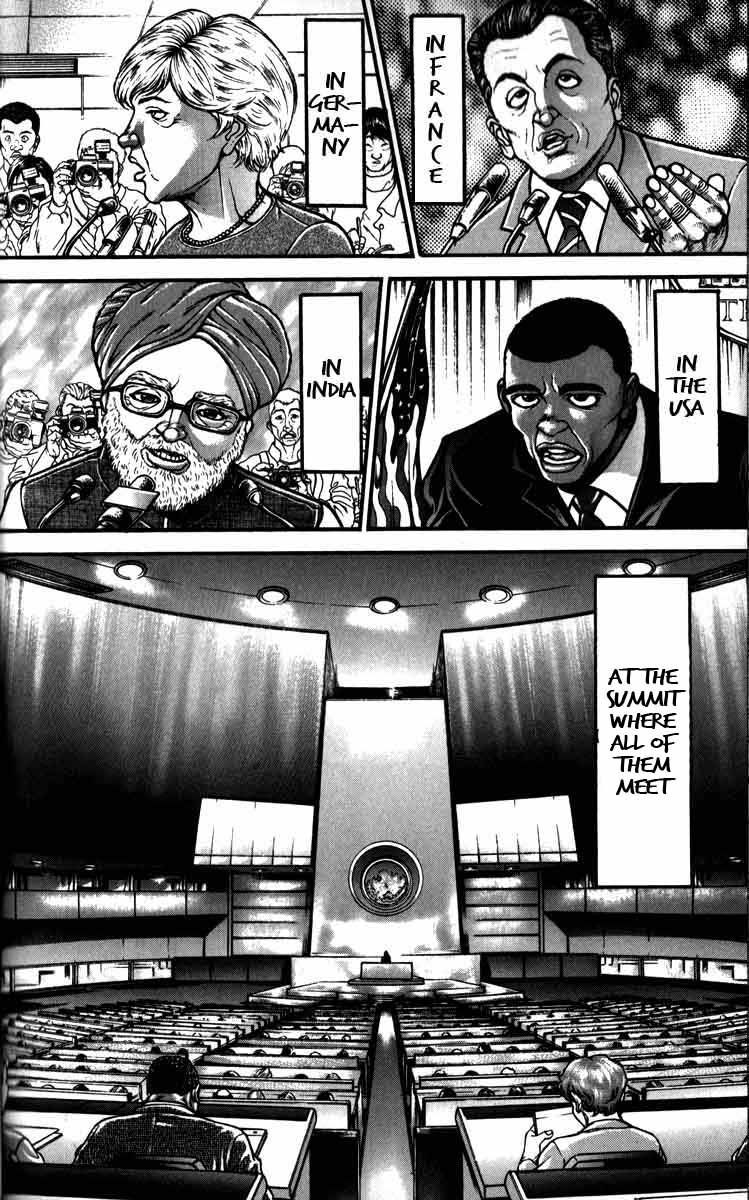 Hanma Baki Chapter 23.185 page 9 - Vol.23 Chapter 185: Pickle's true place