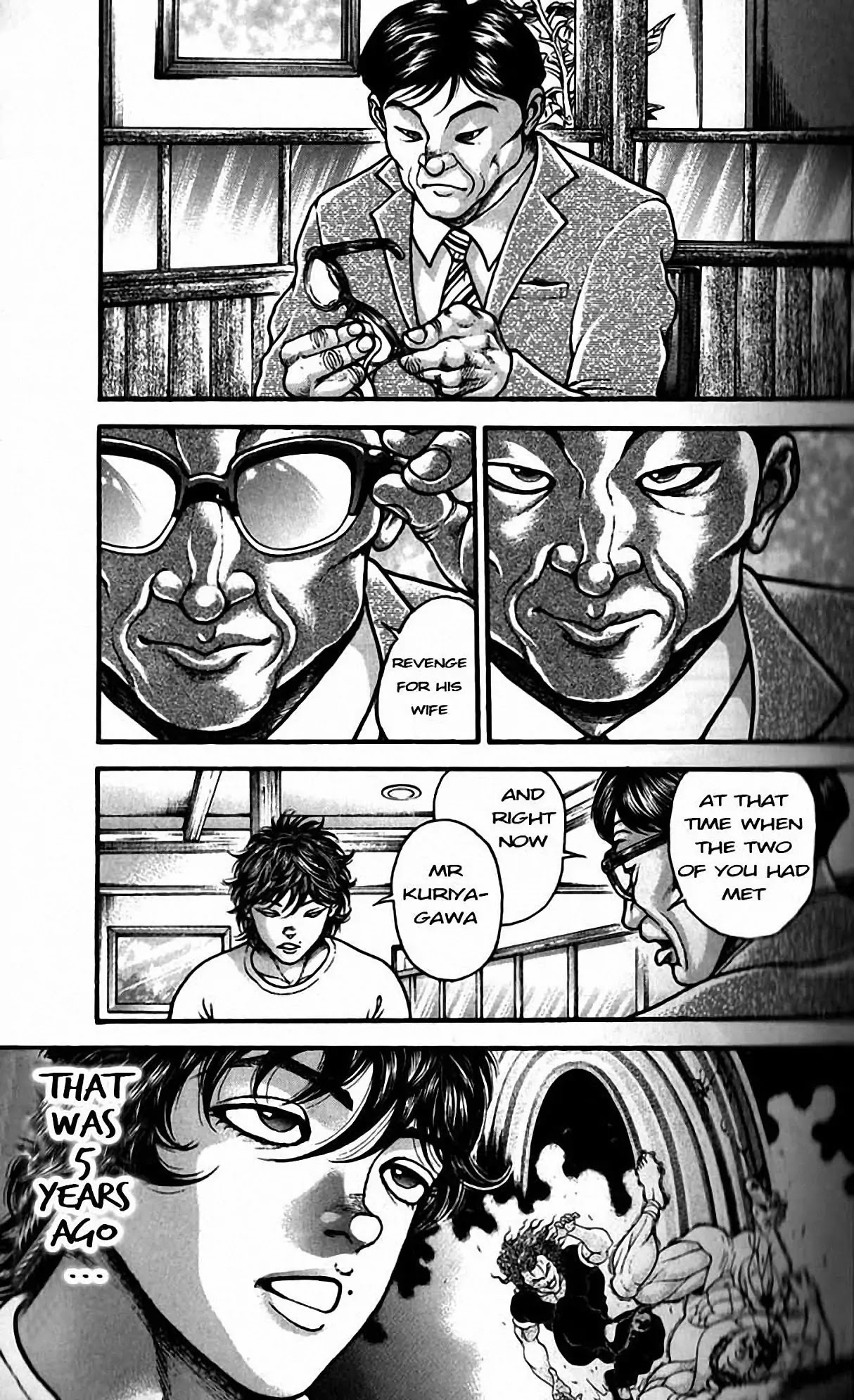Hanma Baki Chapter 23.189 page 11 - Vol.23 Chapter 189: The love of the cunning