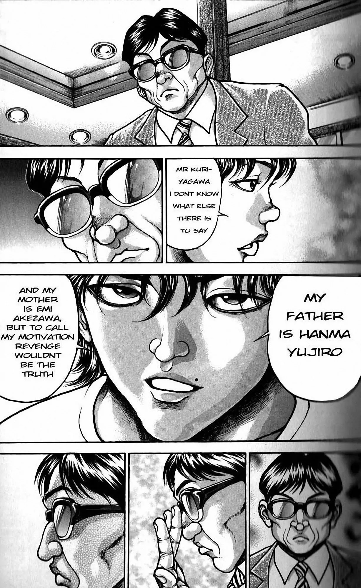 Hanma Baki Chapter 23.189 page 13 - Vol.23 Chapter 189: The love of the cunning