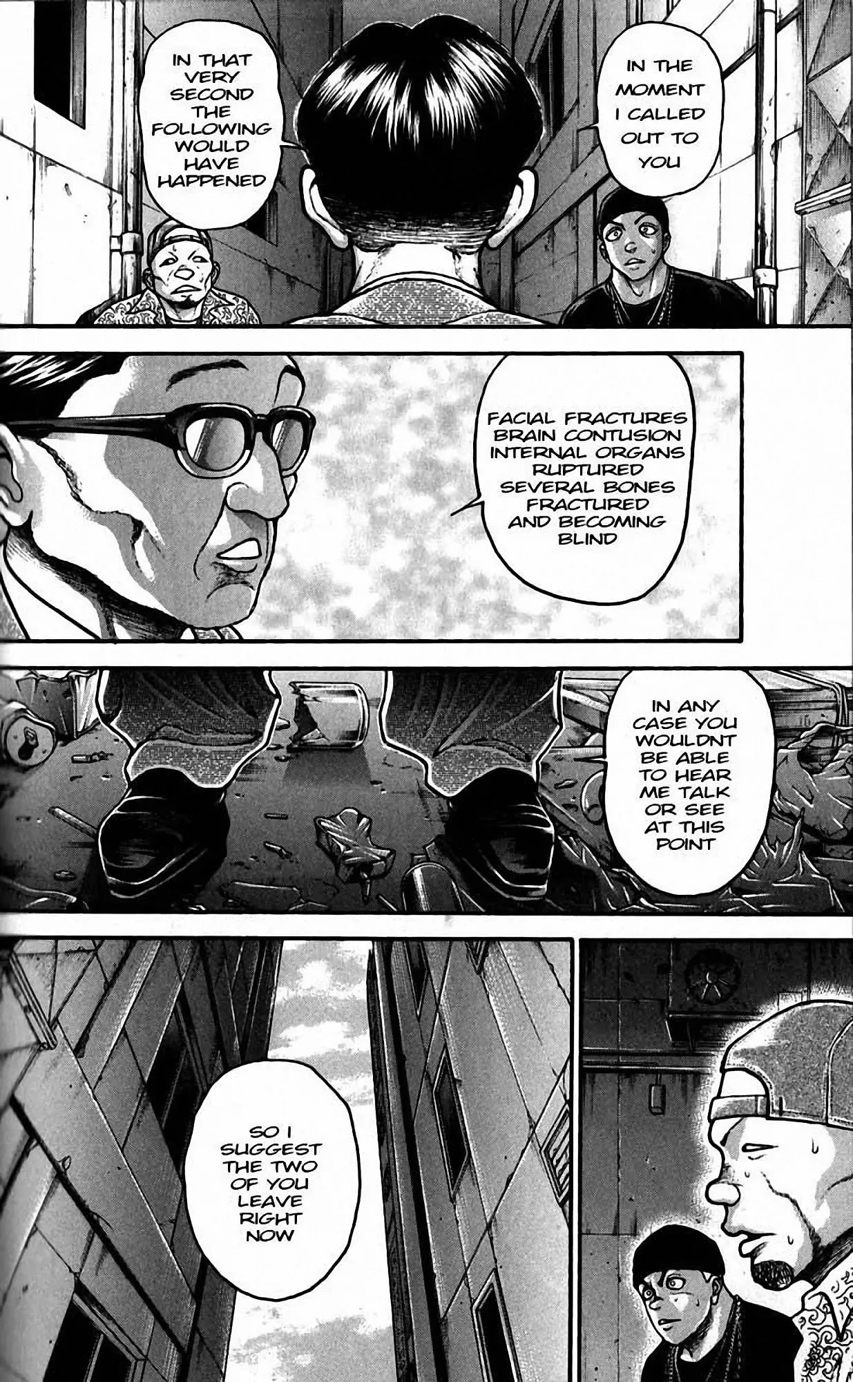 Hanma Baki Chapter 23.189 page 8 - Vol.23 Chapter 189: The love of the cunning