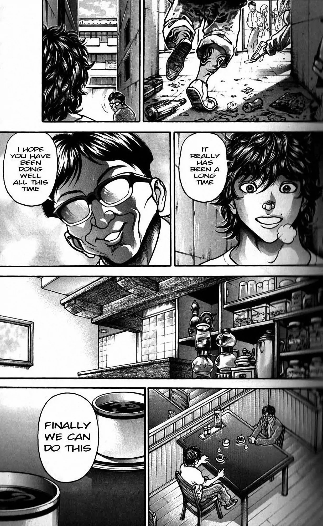 Hanma Baki Chapter 23.189 page 9 - Vol.23 Chapter 189: The love of the cunning