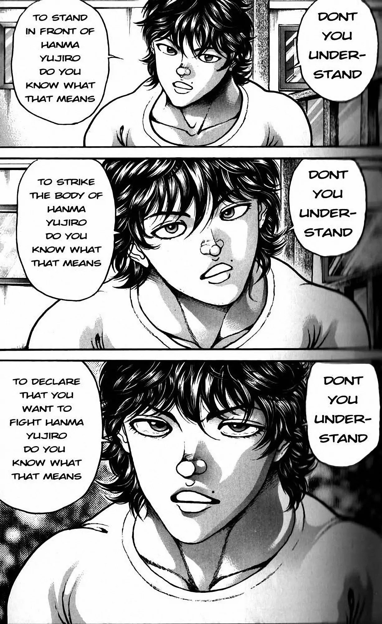 Hanma Baki Chapter 23.190 page 12 - Vol.23 Chapter 190: From those words onward