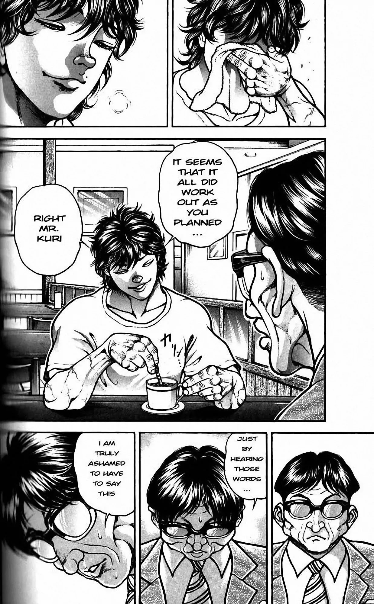 Hanma Baki Chapter 23.190 page 17 - Vol.23 Chapter 190: From those words onward