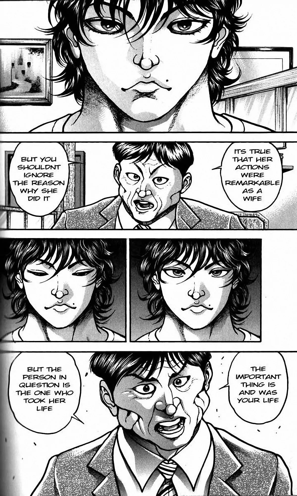 Hanma Baki Chapter 23.190 page 3 - Vol.23 Chapter 190: From those words onward