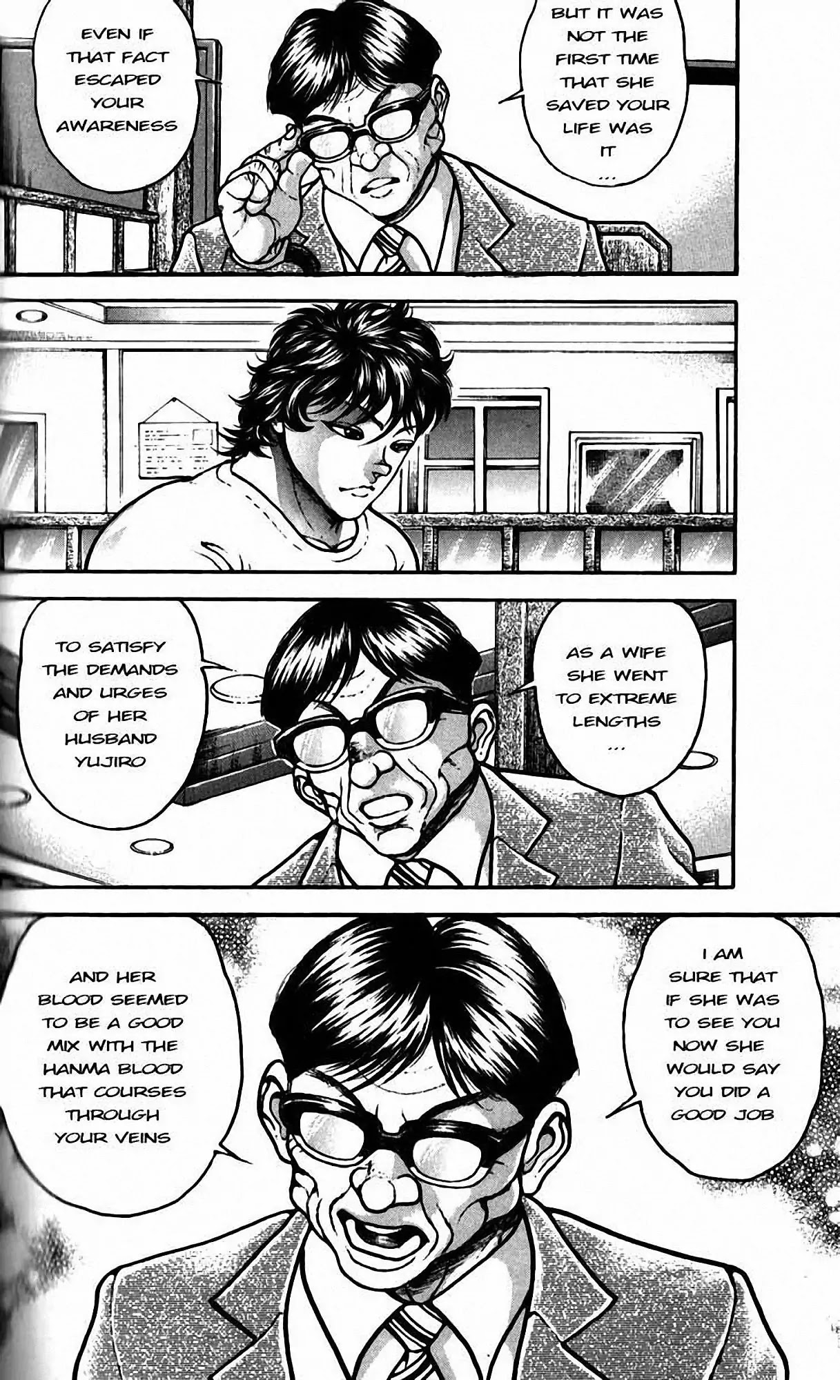 Hanma Baki Chapter 23.190 page 5 - Vol.23 Chapter 190: From those words onward
