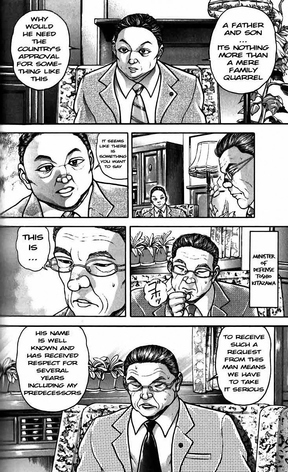Hanma Baki Chapter 23.191 page 12 - Vol.23 Chapter 191: Very Gentle