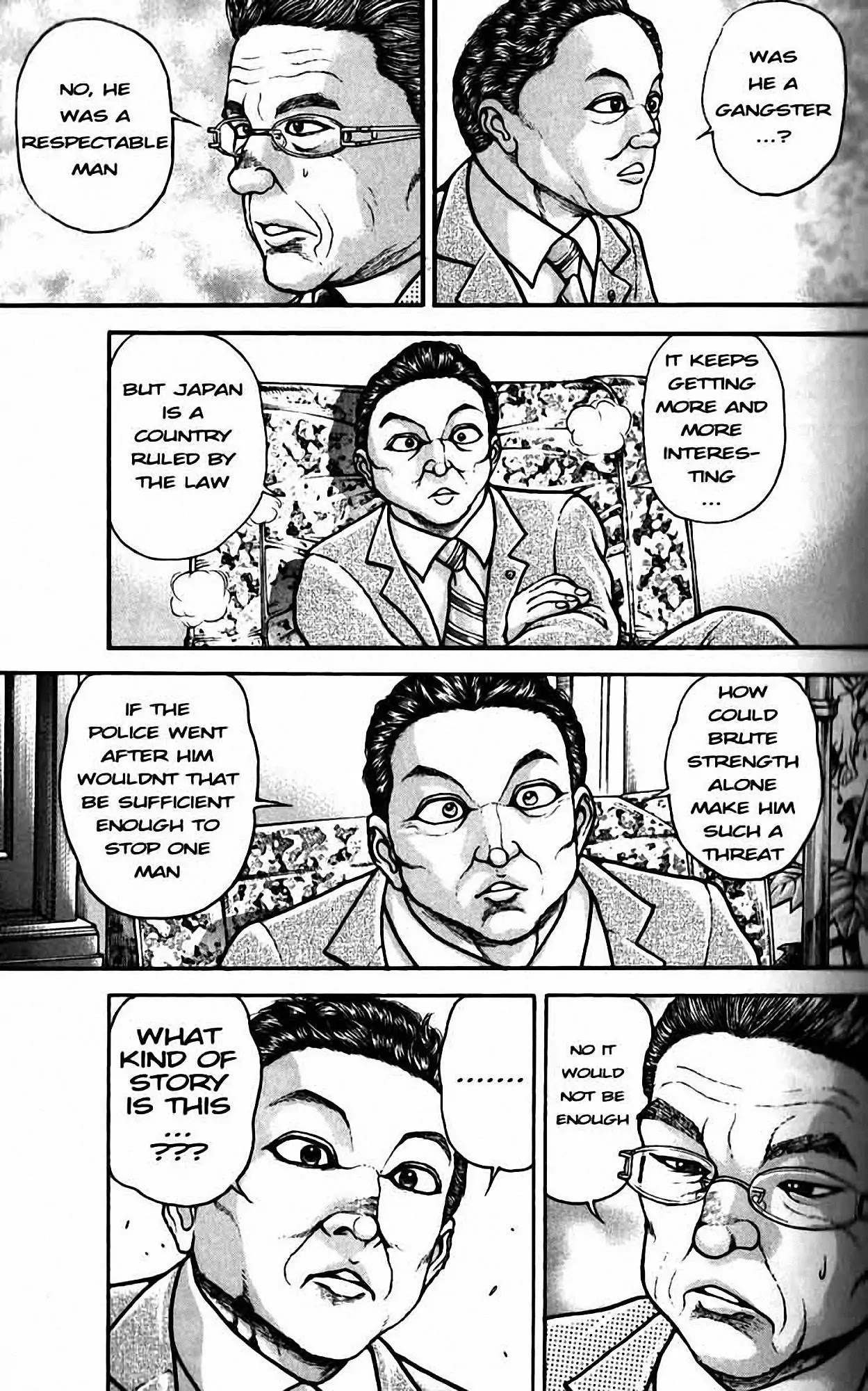 Hanma Baki Chapter 23.191 page 15 - Vol.23 Chapter 191: Very Gentle