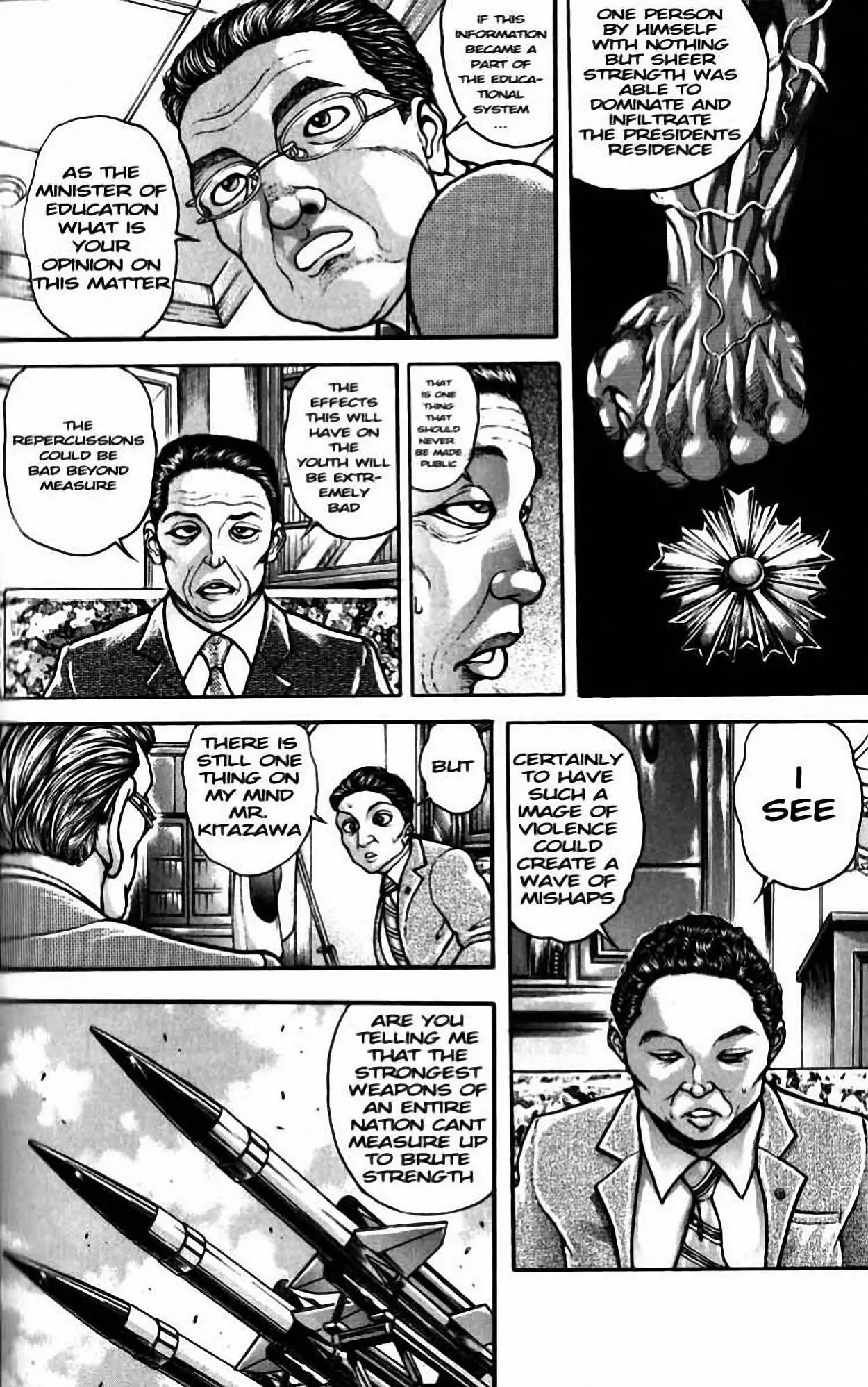 Hanma Baki Chapter 23.191 page 18 - Vol.23 Chapter 191: Very Gentle