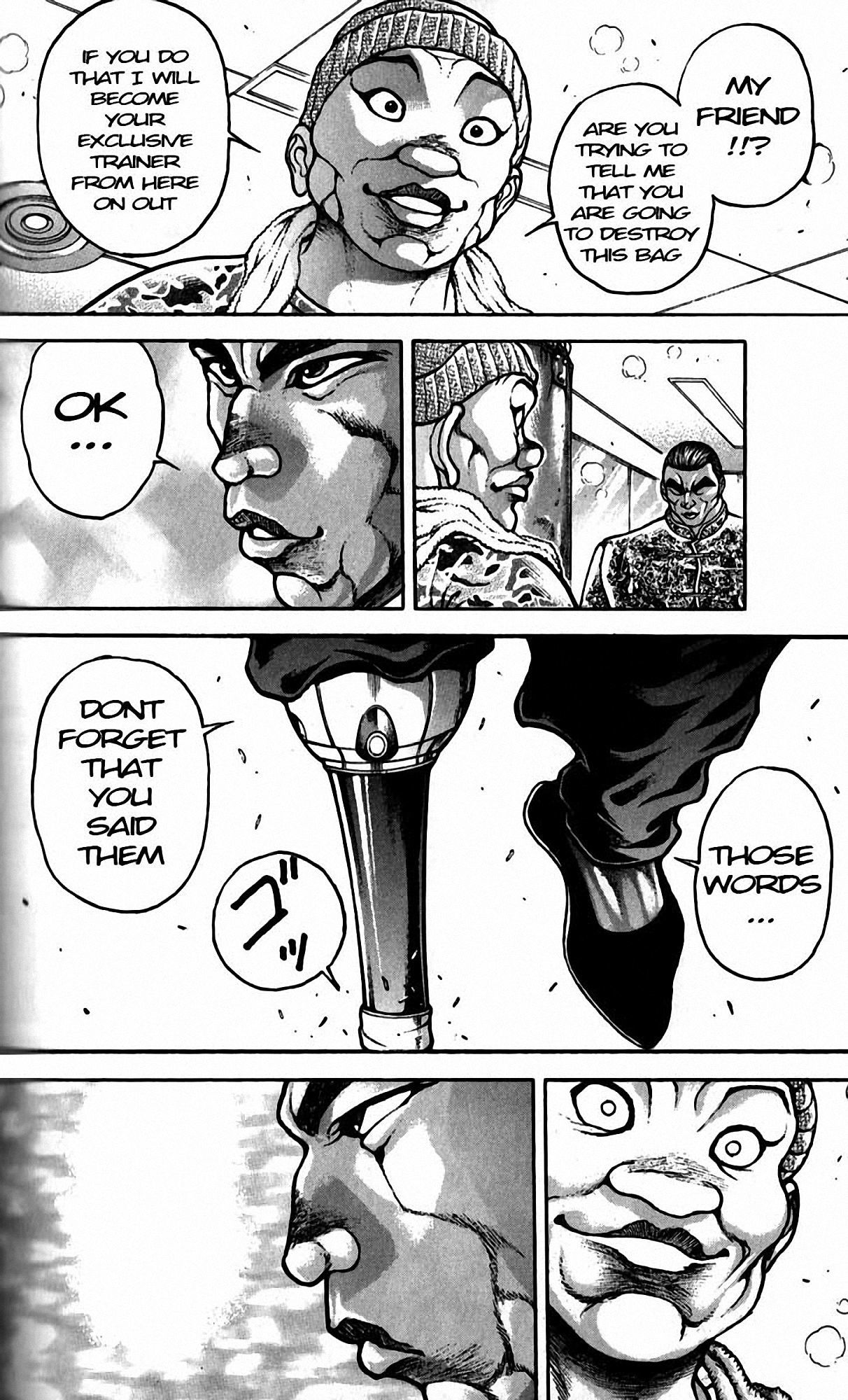 Hanma Baki Chapter 24.195 page 10 - Vol.24 Chapter 195: Introduction to Boxing
