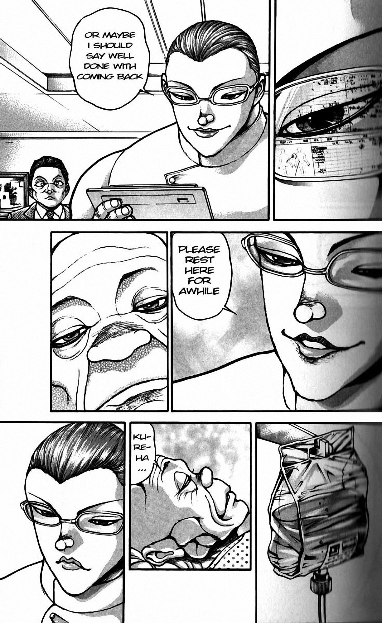 Hanma Baki Chapter 24.195 page 19 - Vol.24 Chapter 195: Introduction to Boxing