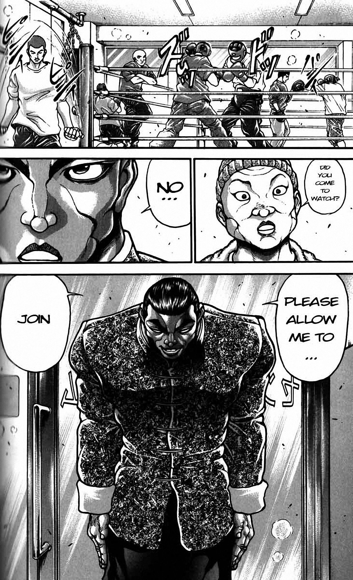 Hanma Baki Chapter 24.195 page 4 - Vol.24 Chapter 195: Introduction to Boxing