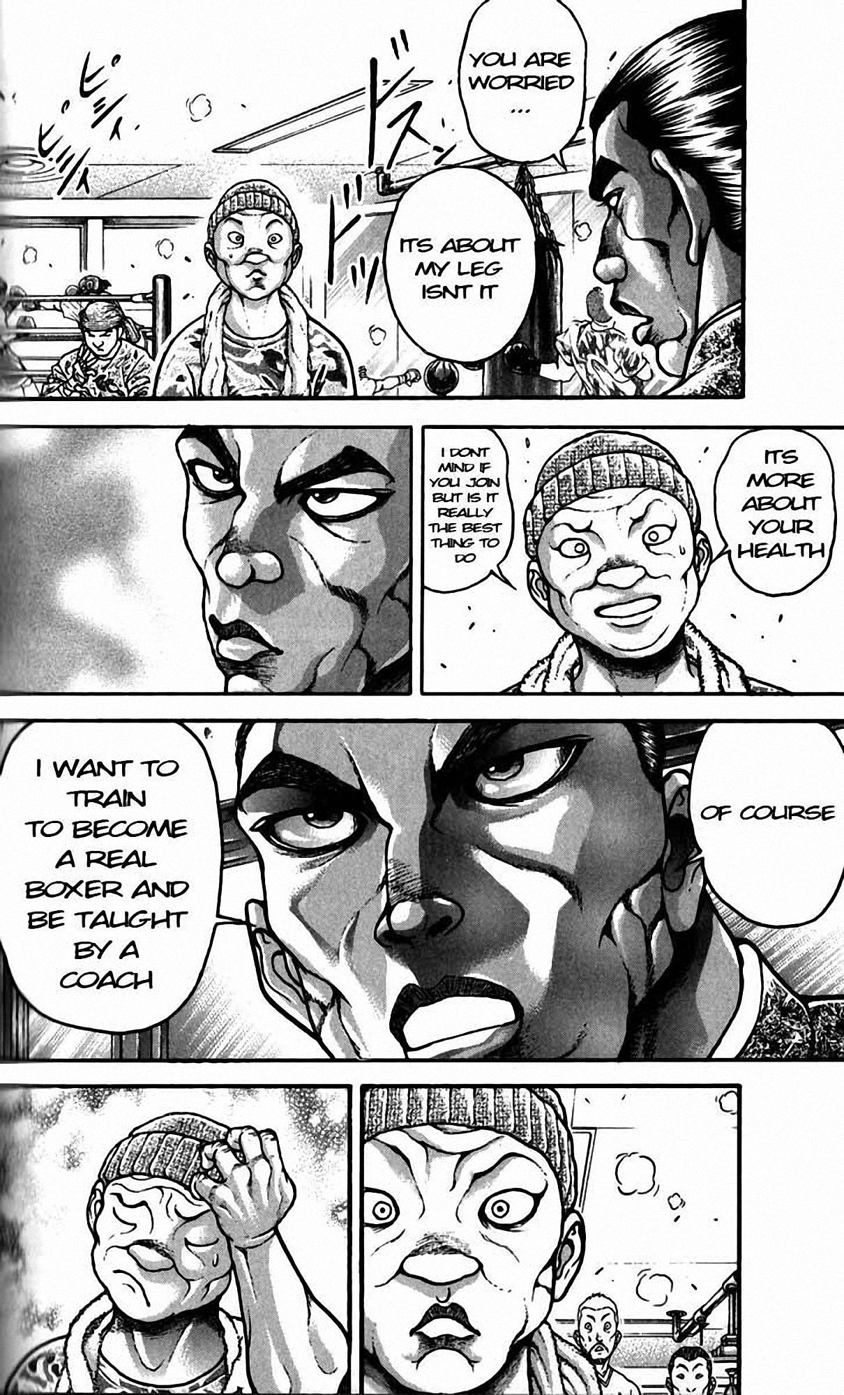 Hanma Baki Chapter 24.195 page 6 - Vol.24 Chapter 195: Introduction to Boxing