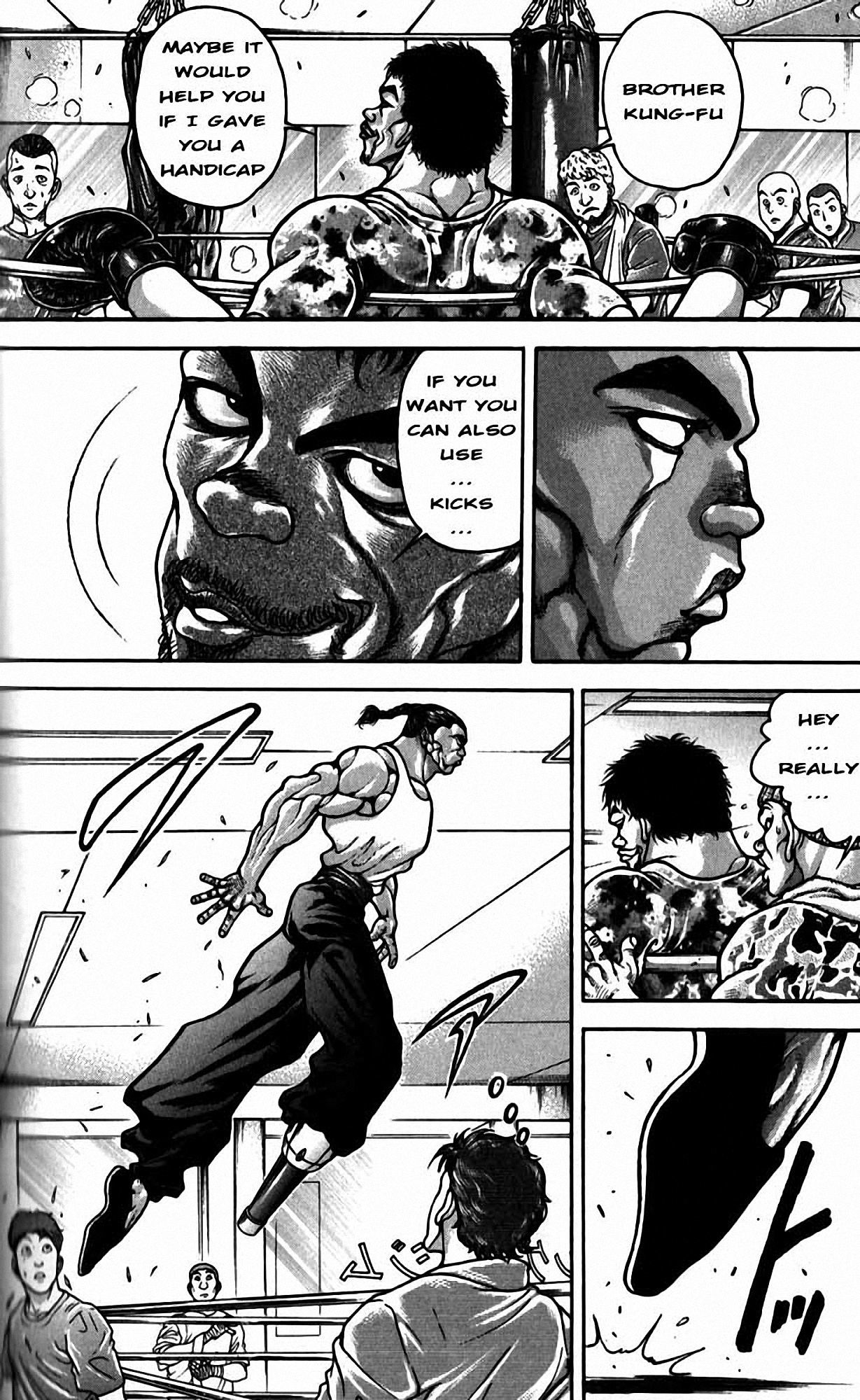 Hanma Baki Vol.24 Chapter 197 page 4 - Vol.24 Chapter 197: Entering the Expert World