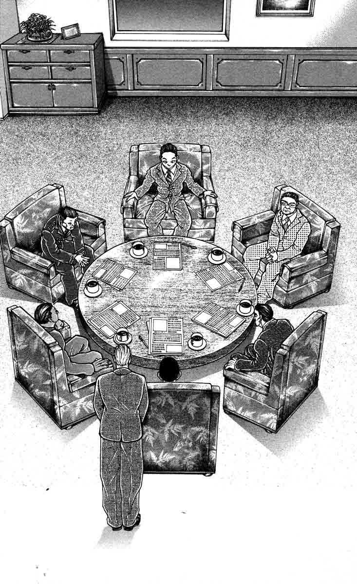 Hanma Baki Chapter 25.203 page 12 - Vol.25 Chapter 203: The Emergency of Yuji to the press