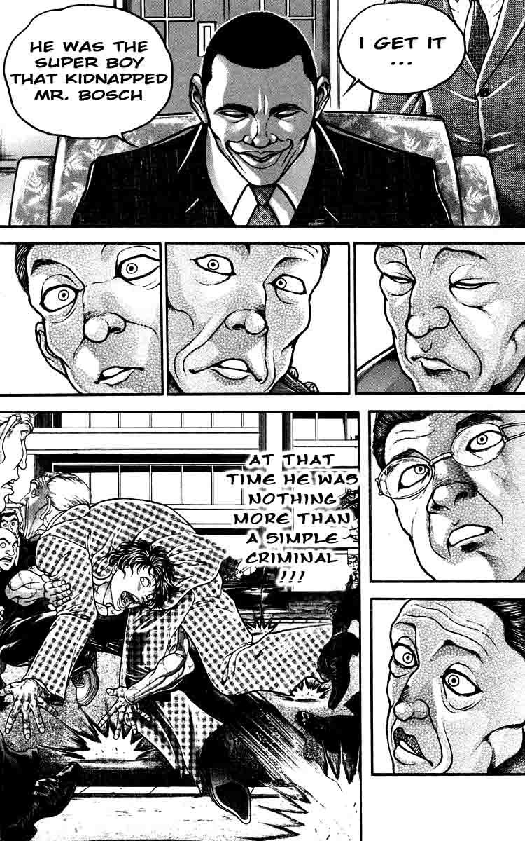 Hanma Baki Chapter 25.203 page 15 - Vol.25 Chapter 203: The Emergency of Yuji to the press