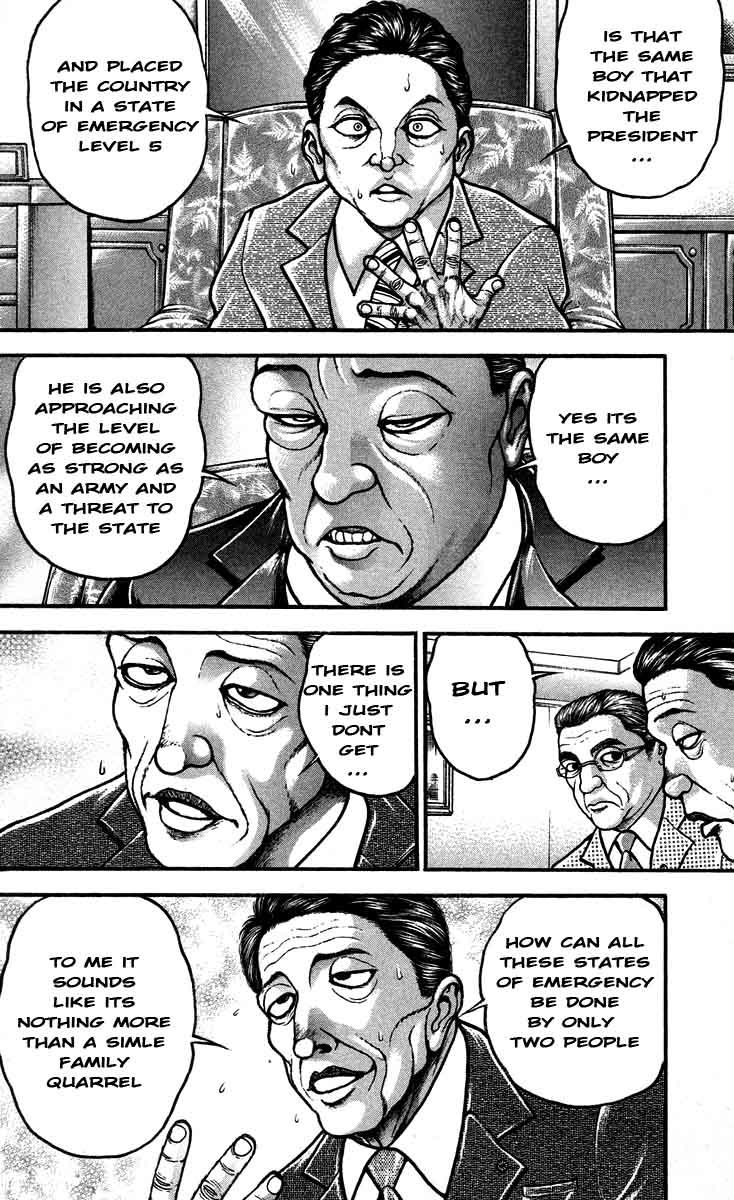 Hanma Baki Chapter 25.203 page 16 - Vol.25 Chapter 203: The Emergency of Yuji to the press