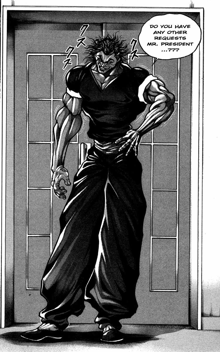 Hanma Baki Chapter 25.203 page 20 - Vol.25 Chapter 203: The Emergency of Yuji to the press