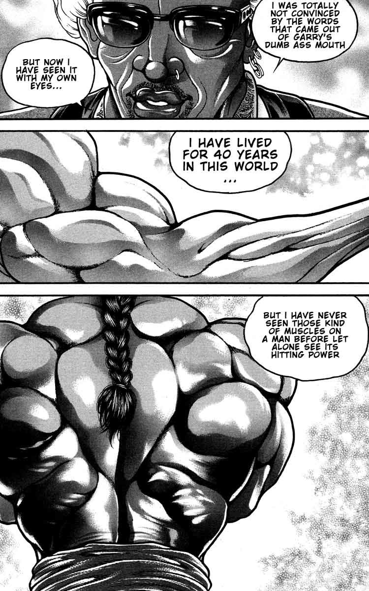 Hanma Baki Chapter 25.205 page 12 - Vol.25 Chapter 205: The Beautiful Fist Thrown