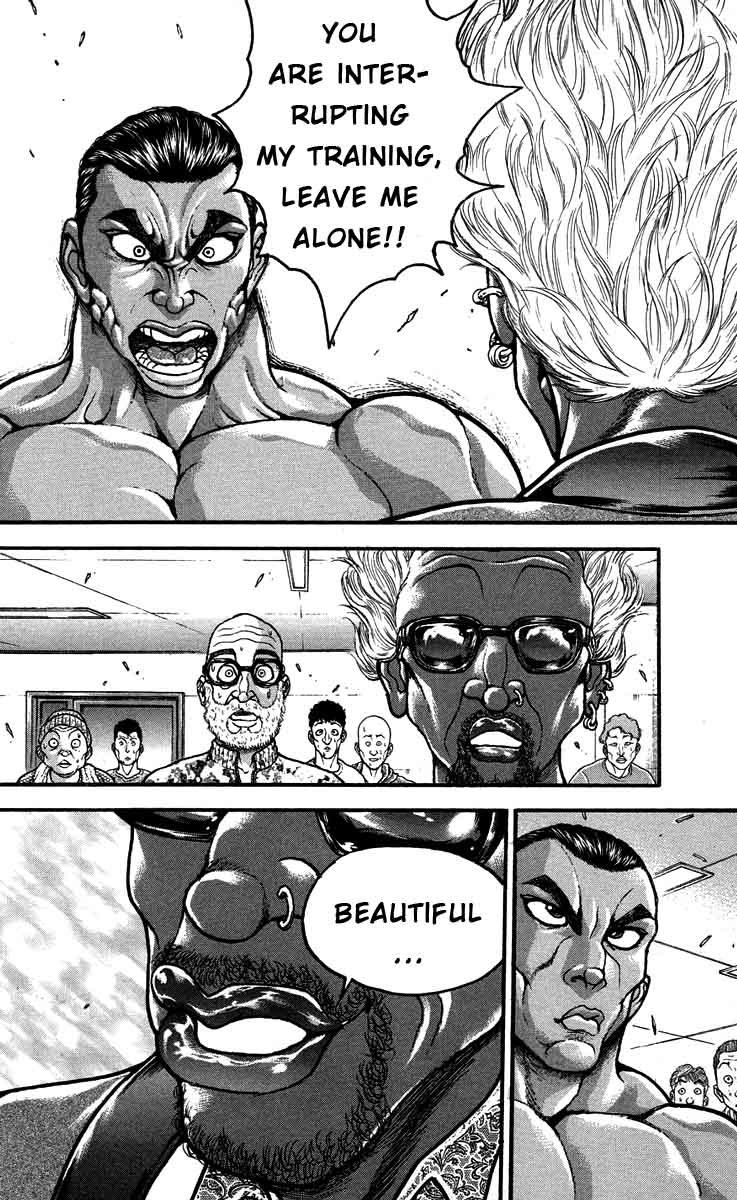 Hanma Baki Chapter 25.205 page 14 - Vol.25 Chapter 205: The Beautiful Fist Thrown