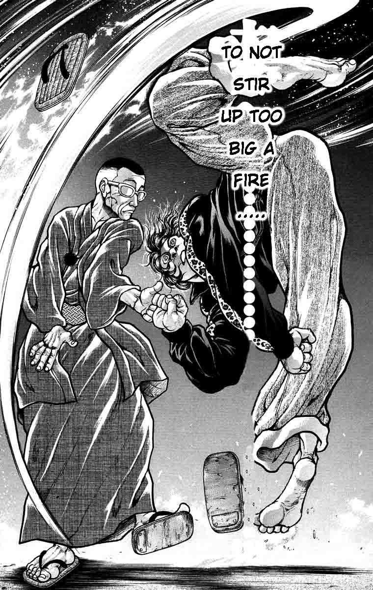 Hanma Baki Chapter 25.208 page 11 - Vol.25 Chapter 208: The Iron Rule of Fire