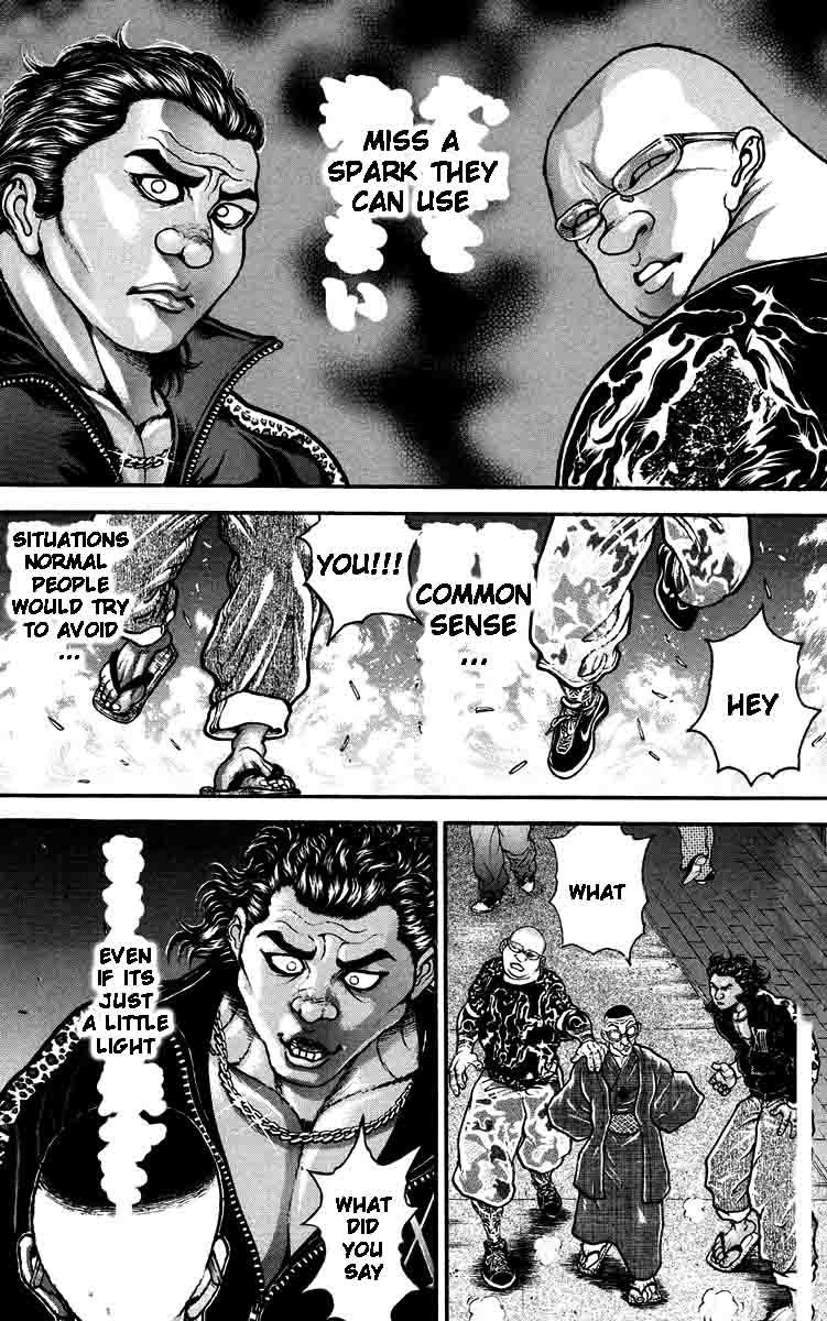Hanma Baki Chapter 25.208 page 8 - Vol.25 Chapter 208: The Iron Rule of Fire