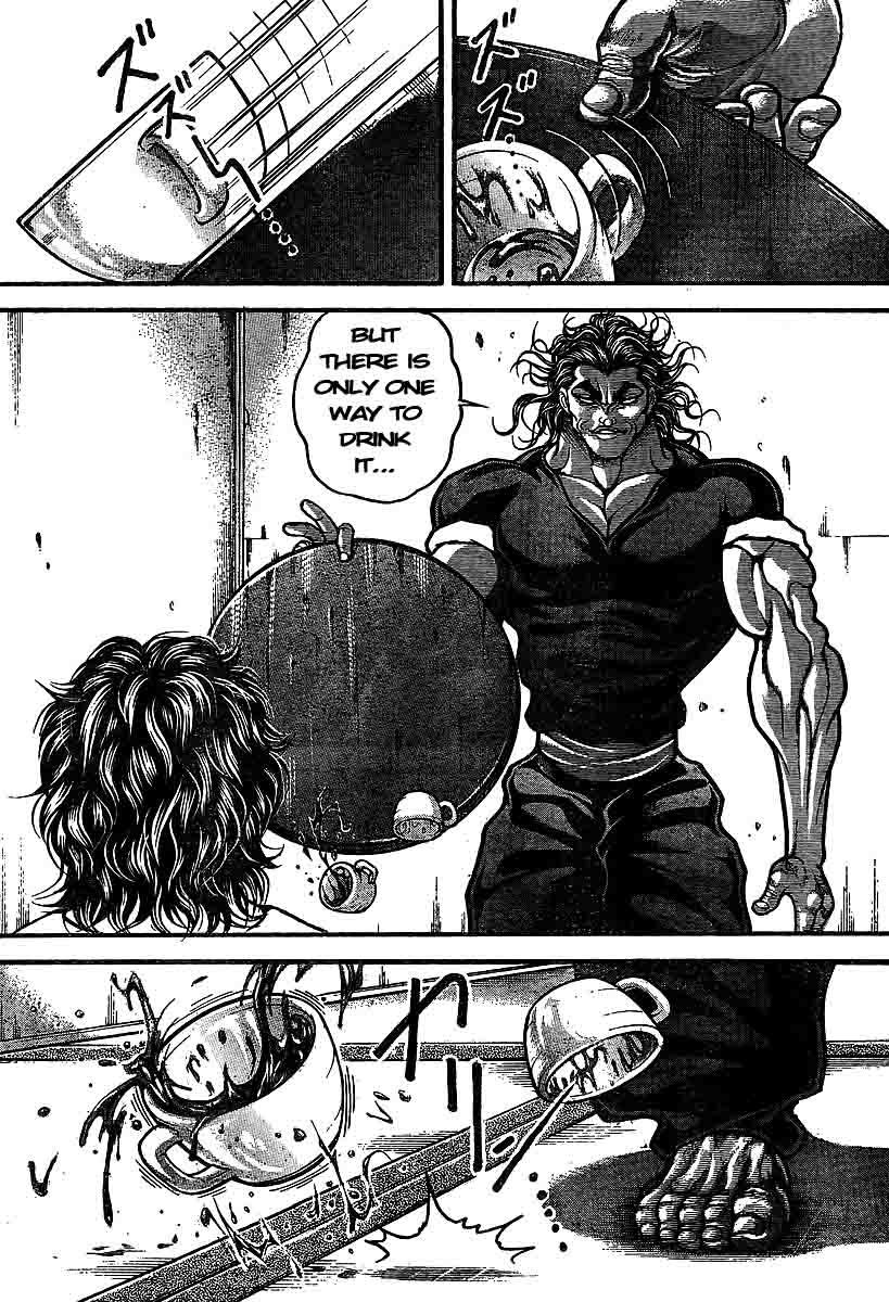 Hanma Baki Vol.27 Chapter 219 page 12 - Vol.27 Chapter 219: Angry Table Flip
