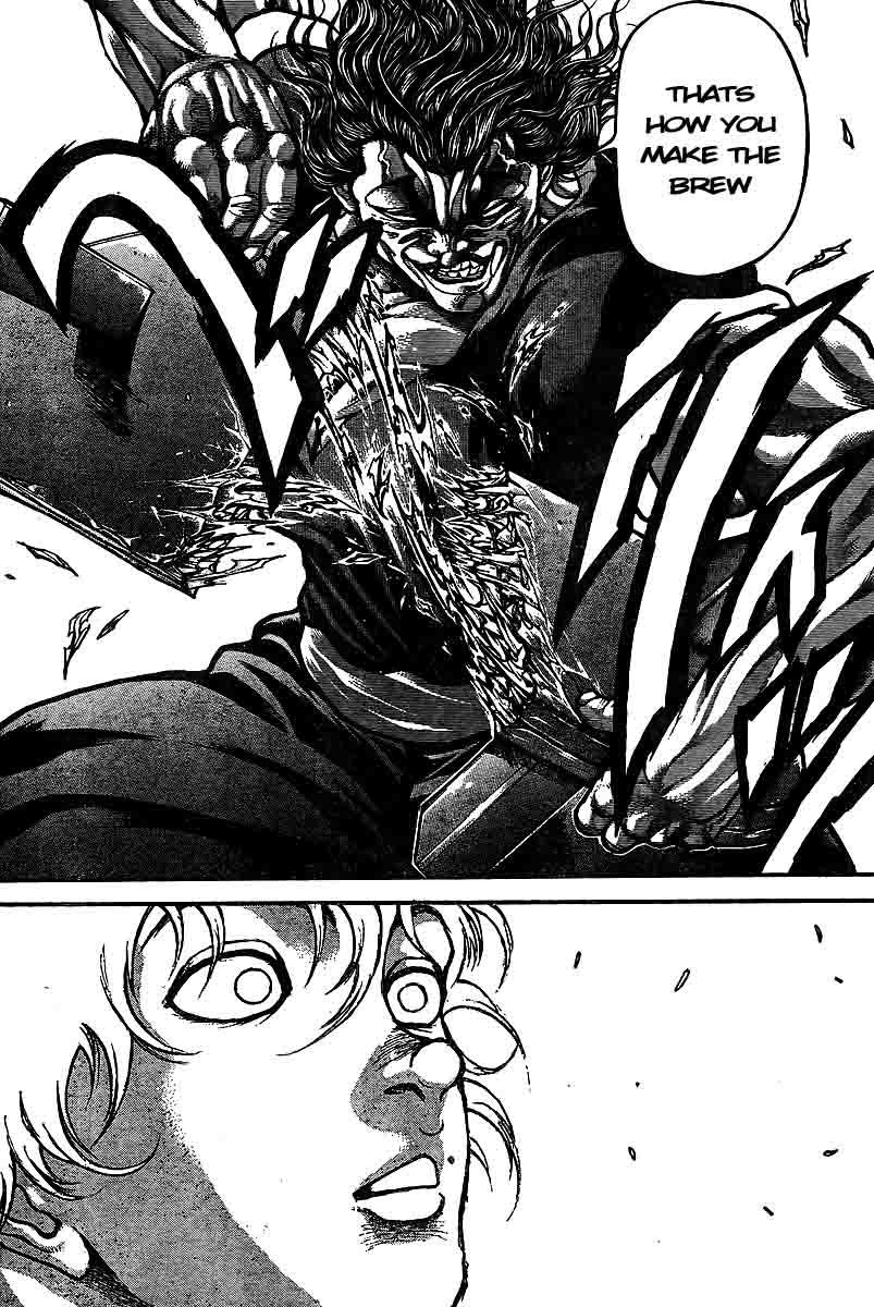 Hanma Baki Vol.27 Chapter 219 page 17 - Vol.27 Chapter 219: Angry Table Flip