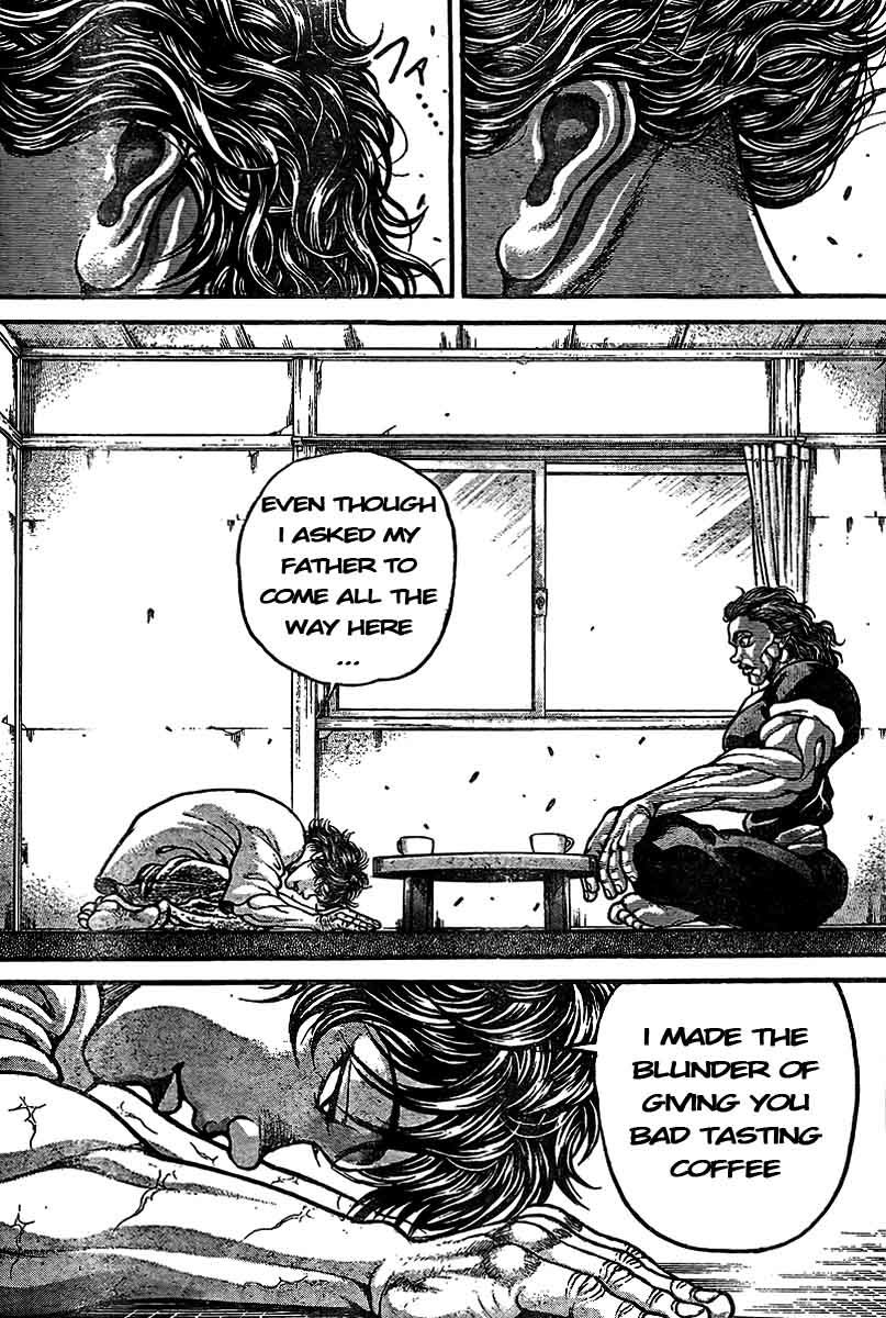 Hanma Baki Vol.27 Chapter 219 page 5 - Vol.27 Chapter 219: Angry Table Flip