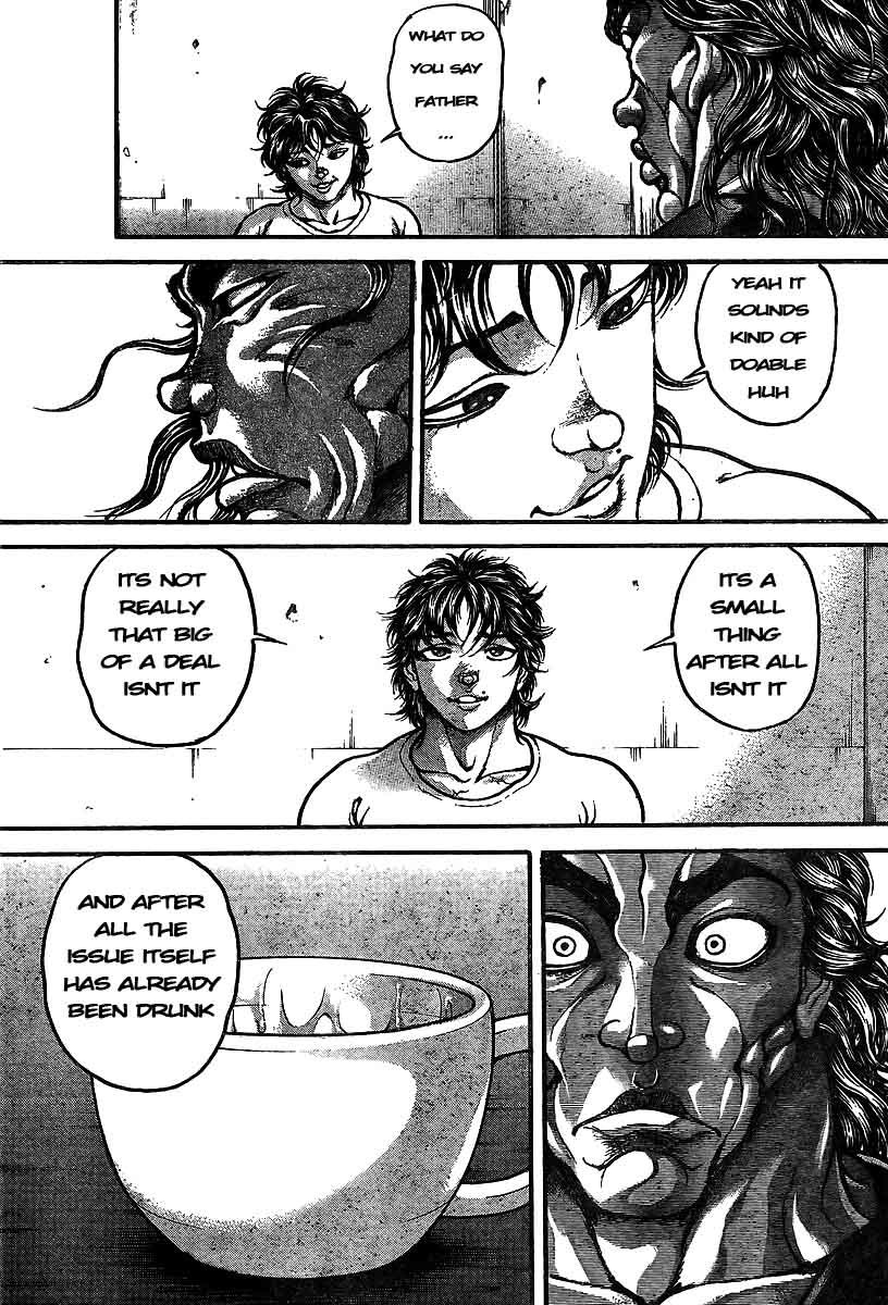 Hanma Baki Vol.27 Chapter 219 page 7 - Vol.27 Chapter 219: Angry Table Flip