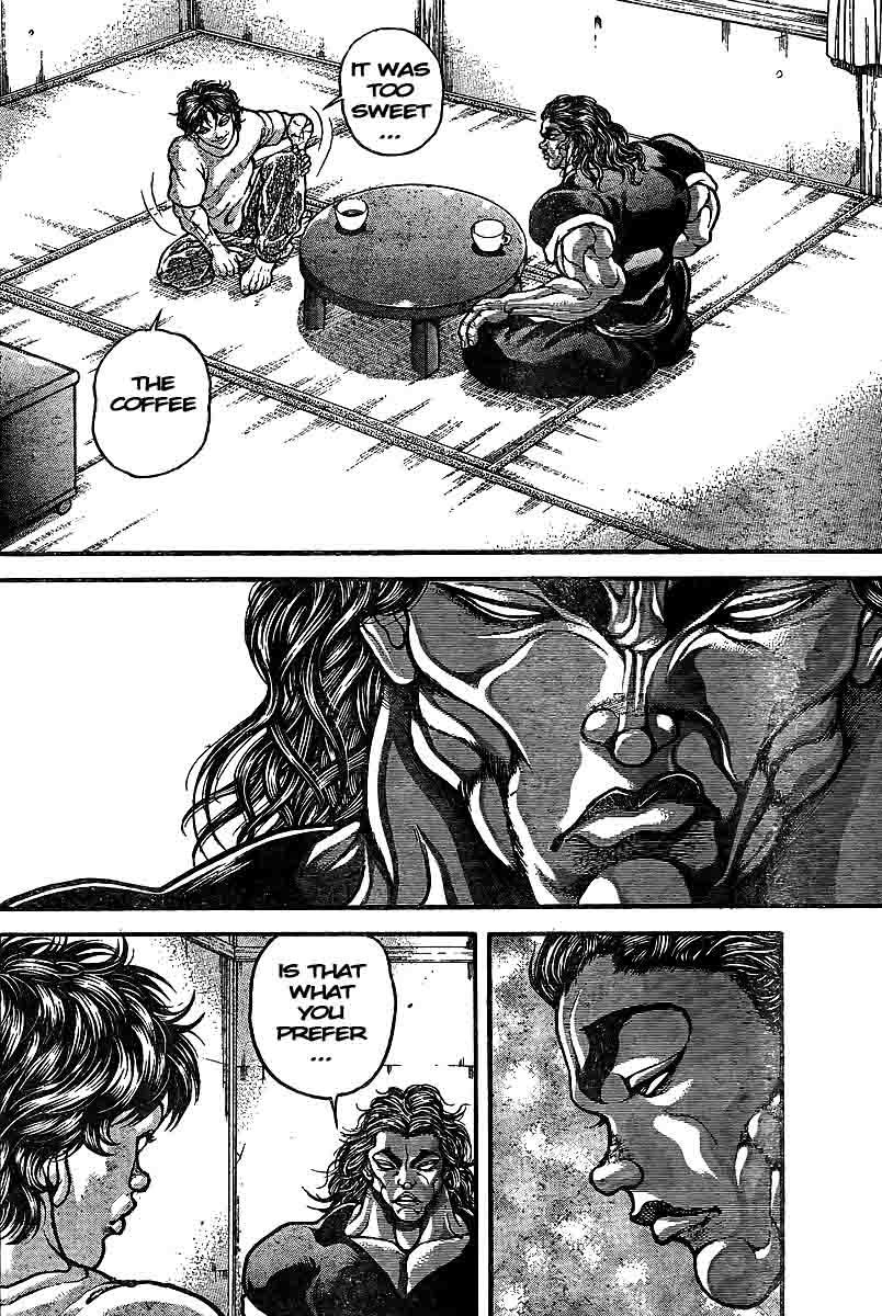 Hanma Baki Vol.27 Chapter 219 page 8 - Vol.27 Chapter 219: Angry Table Flip