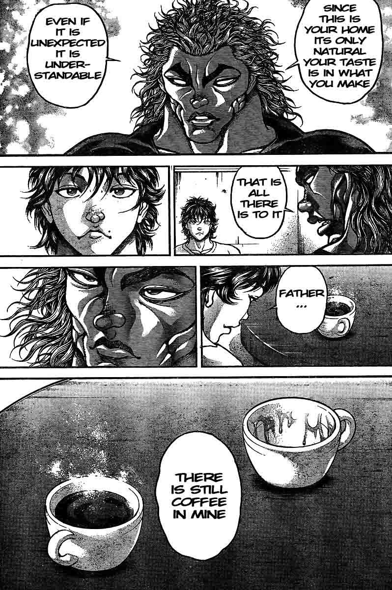 Hanma Baki Vol.27 Chapter 219 page 9 - Vol.27 Chapter 219: Angry Table Flip