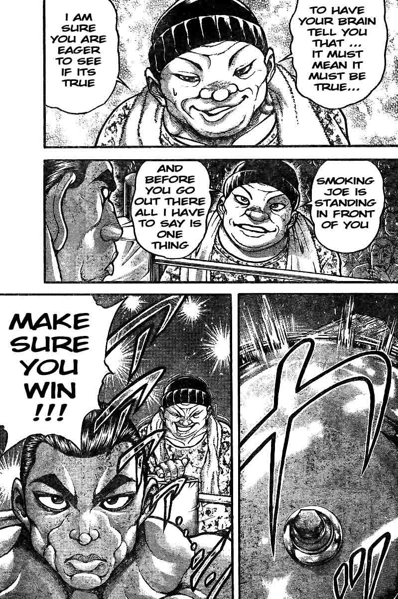 Hanma Baki Chapter 27.222 page 18 - Vol.27 Chapter 222: Reasons for fighting