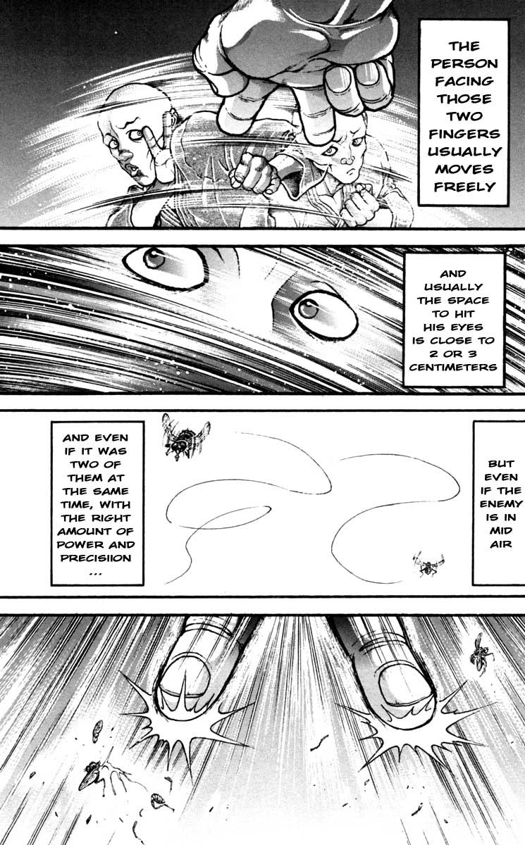 Hanma Baki Chapter 28.235 page 10 - Vol.28 Chapter 235: Eye hits
