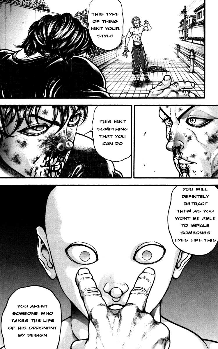 Hanma Baki Chapter 28.235 page 8 - Vol.28 Chapter 235: Eye hits
