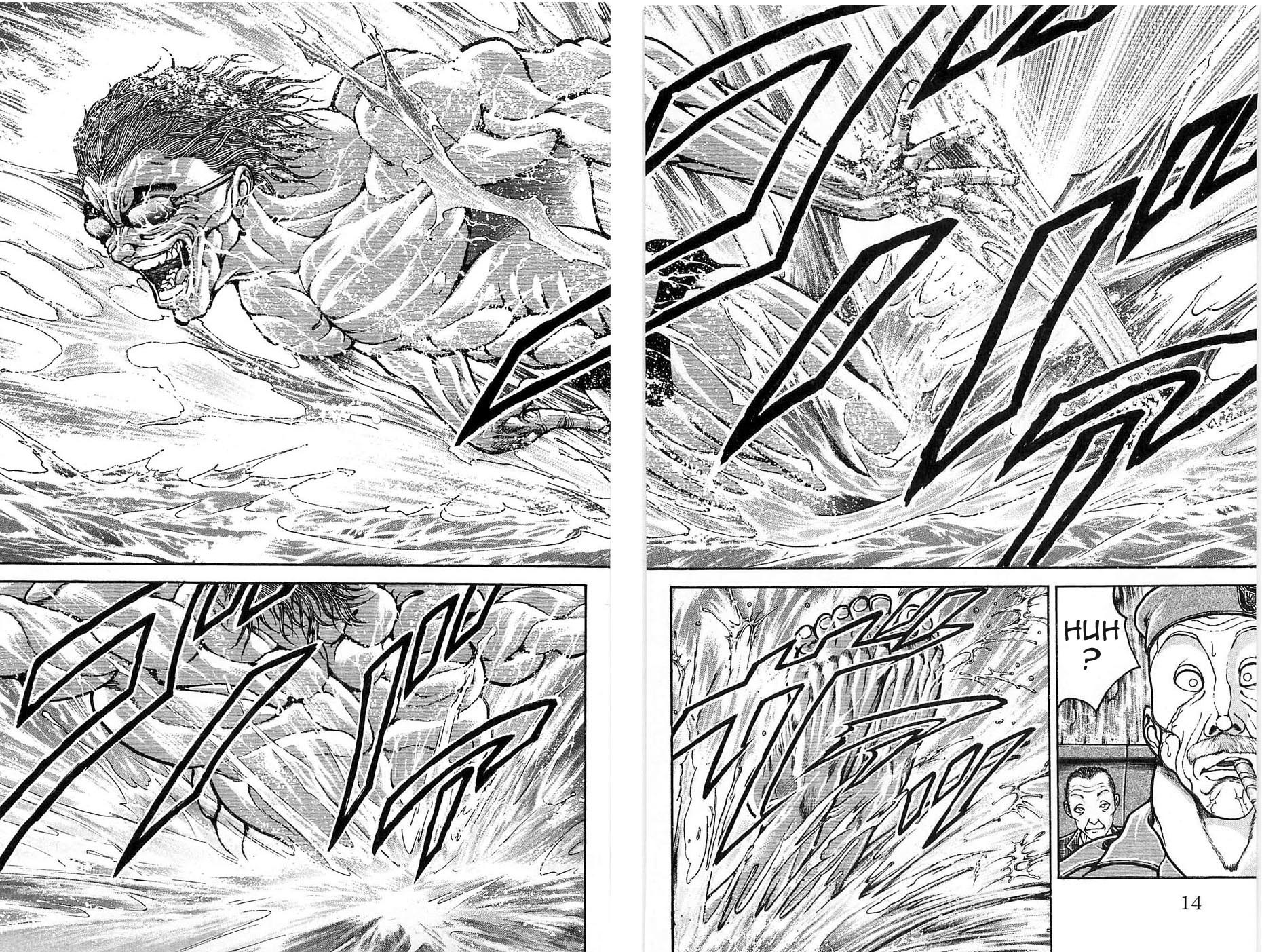 Hanma Baki Chapter 3.15 page 15 - Vol.3 Chapter 15: Devil Smile