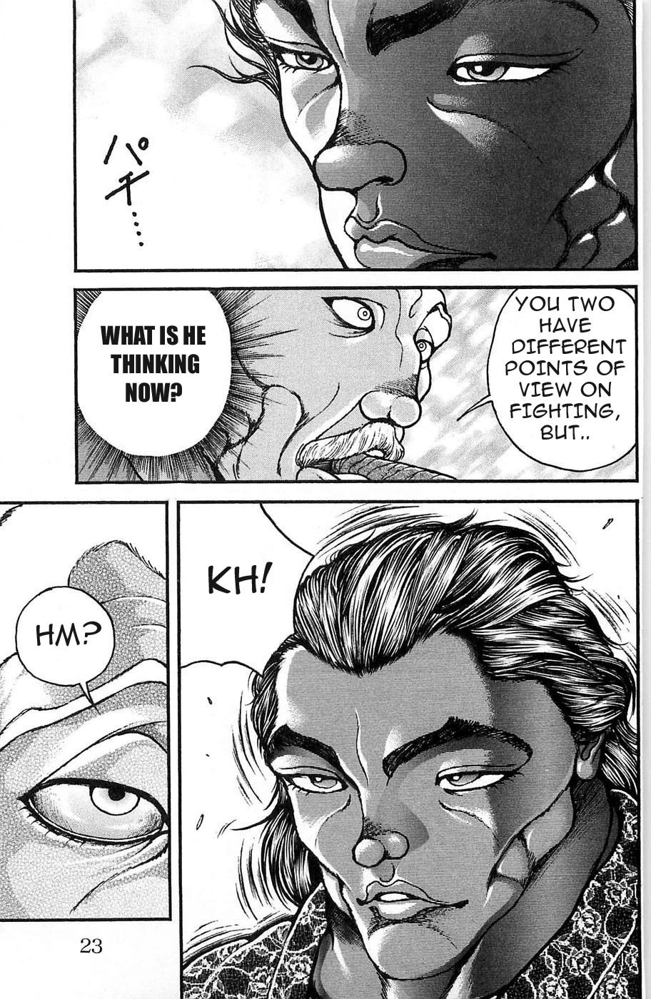 Hanma Baki Chapter 3.15 page 23 - Vol.3 Chapter 15: Devil Smile