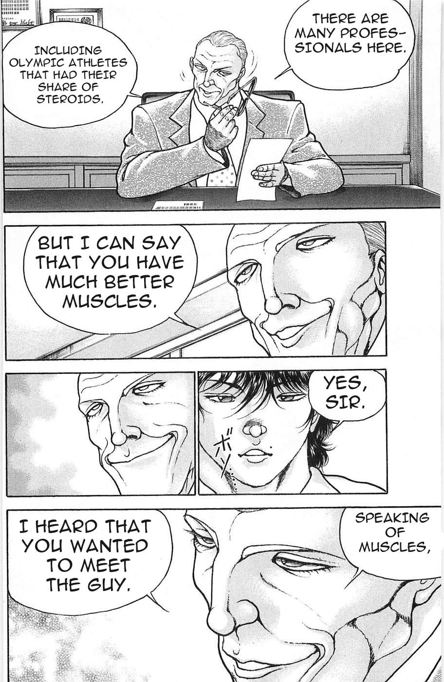 Hanma Baki Chapter 3.17 page 13 - Vol.3 Chapter 17: Reasoning