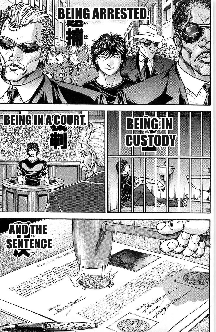 Hanma Baki Chapter 3.17 page 3 - Vol.3 Chapter 17: Reasoning