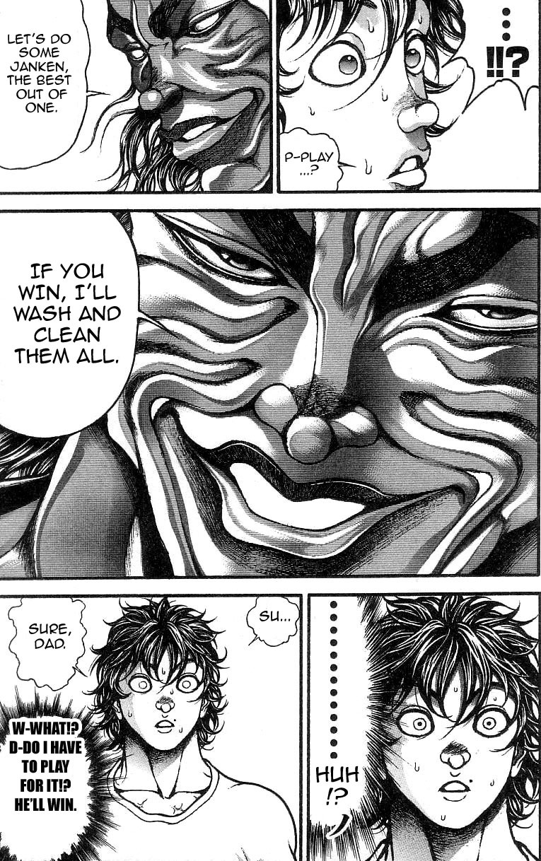 Hanma Baki Chapter 30.247 page 11 - Vol.30 Chapter 247: Rock-Paper-Scissors Hanma Style
