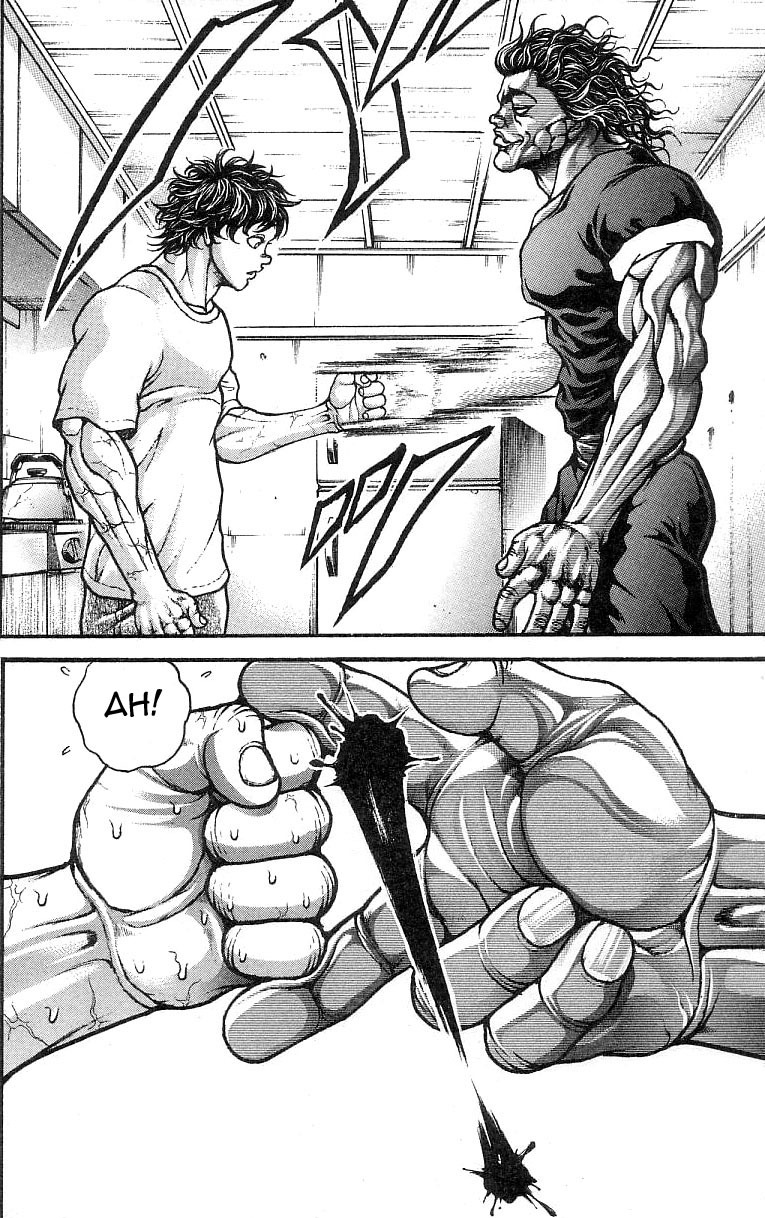 Hanma Baki Chapter 30.247 page 14 - Vol.30 Chapter 247: Rock-Paper-Scissors Hanma Style