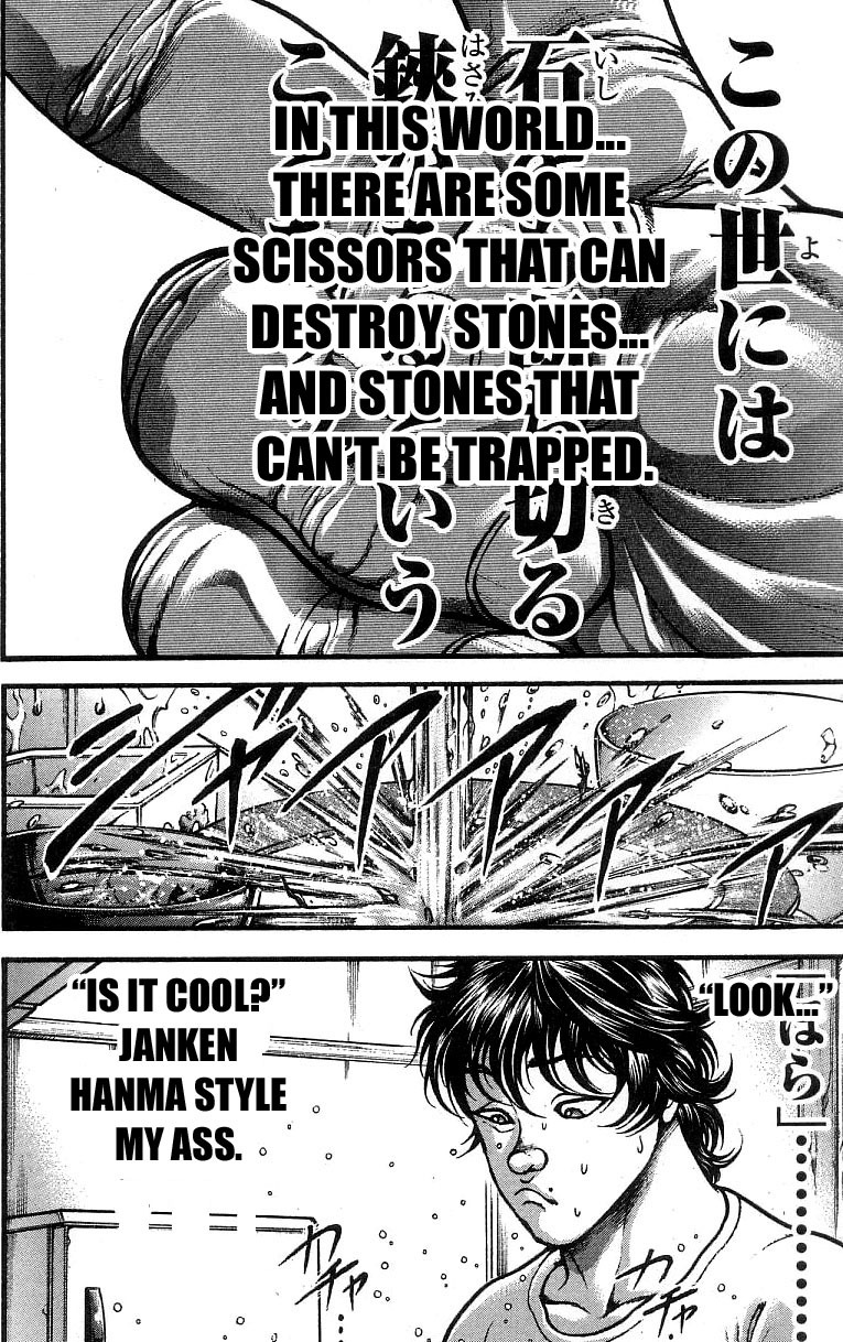 Hanma Baki Chapter 30.247 page 20 - Vol.30 Chapter 247: Rock-Paper-Scissors Hanma Style