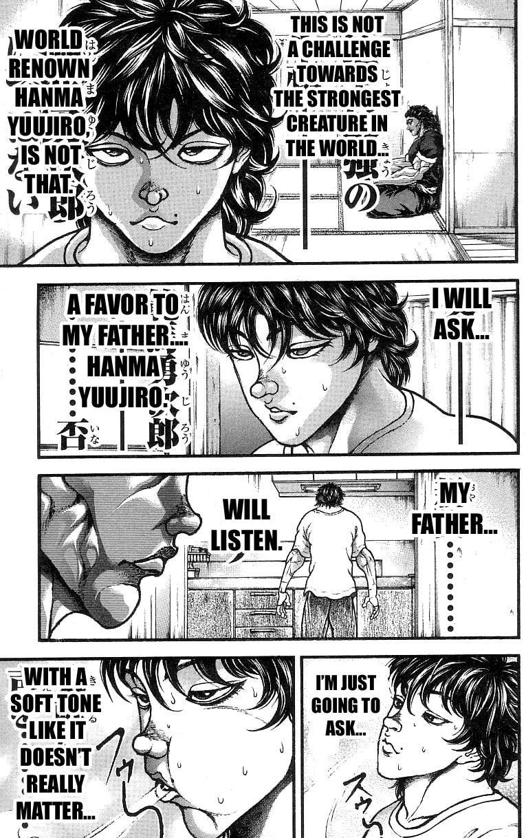 Hanma Baki Chapter 30.247 page 5 - Vol.30 Chapter 247: Rock-Paper-Scissors Hanma Style