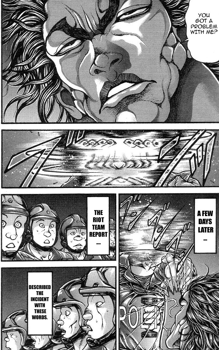 Hanma Baki Chapter 30.248 page 13 - Vol.30 Chapter 248: The Riot Team Report