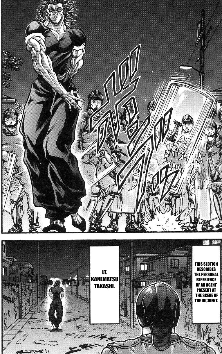 Hanma Baki Chapter 30.248 page 15 - Vol.30 Chapter 248: The Riot Team Report