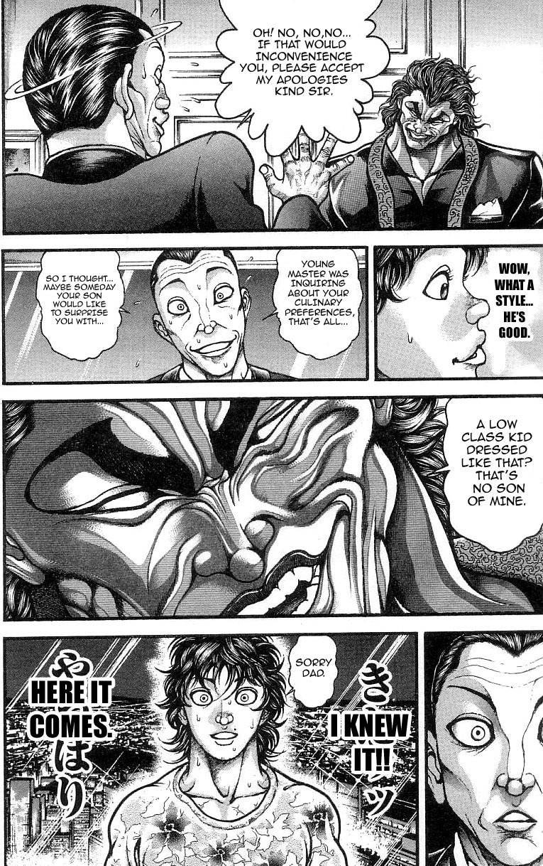 Hanma Baki Chapter 30.249 page 10 - Vol.30 Chapter 249: The Last Supper