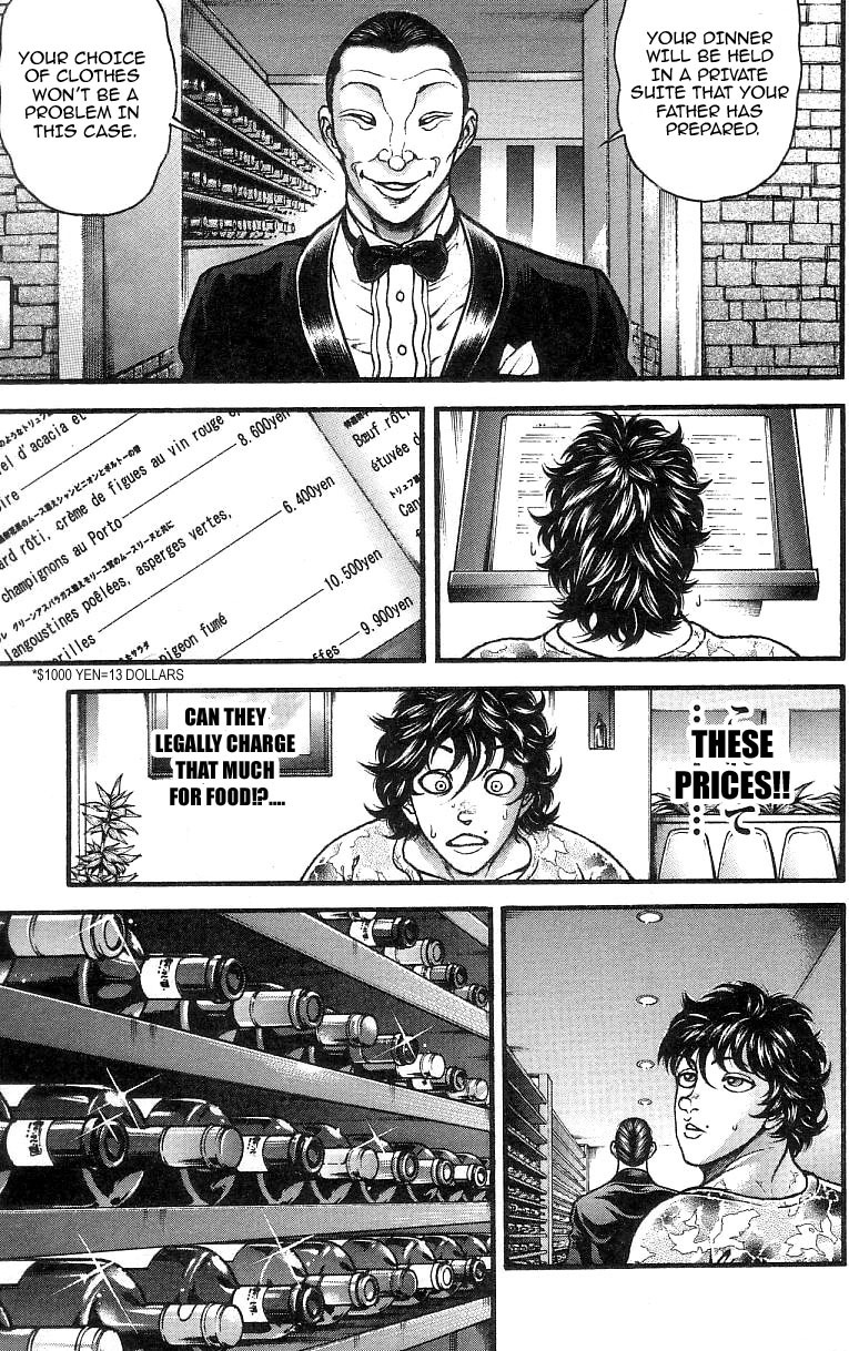 Hanma Baki Chapter 30.249 page 5 - Vol.30 Chapter 249: The Last Supper