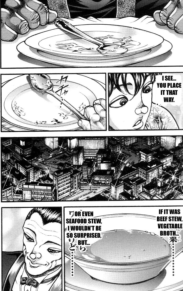Hanma Baki Chapter 30.250 page 4 - Vol.30 Chapter 250: The Battle of The Strongest Father And Son